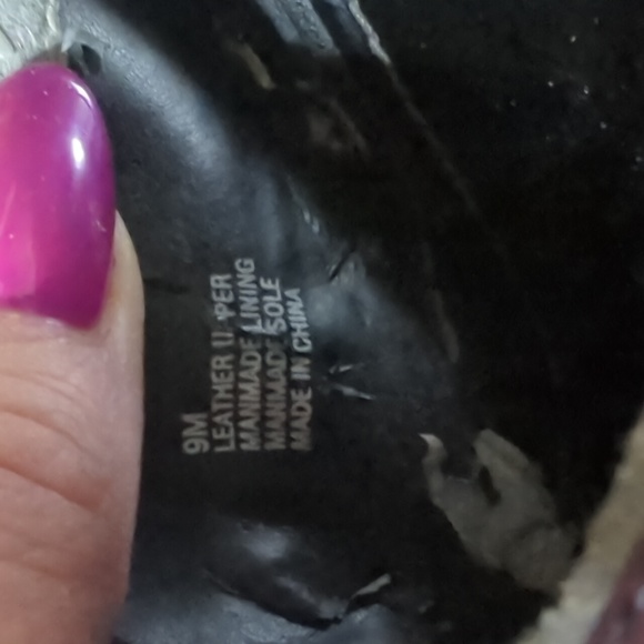 Black Leather Wood Platform Clogs With Studs - Picture 7 of 10